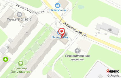 Магазин Посуда и сувениры в Калуге на карте