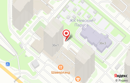 Барбершоп Eagles Barber на метро Рыбацкое на карте