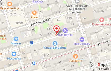 Аврора на Московской улице на карте