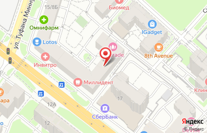 Парикмахерская Dolce Vita на улице Марселя Салимжанова на карте