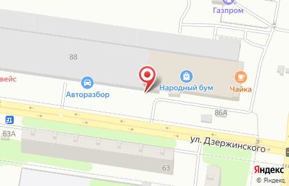 Гаражно-строительный кооператив №25, Чайка на карте