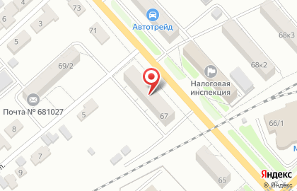Родниковая Дальневосточная на карте