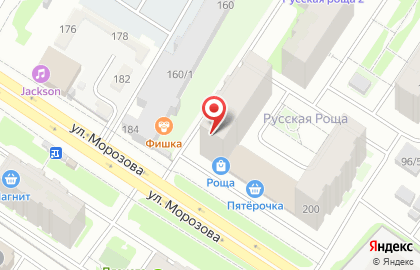 Магазин разливных напитков на улице Морозова на карте