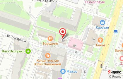 Мясная лавка Пятачок в Октябрьском районе на карте