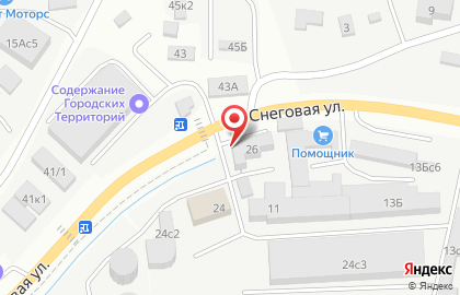 Магазин и автосервис АвтоМаг в Первореченском районе на карте