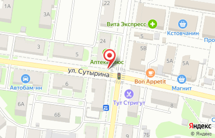 Магазин Вкусновъ в Нижнем Новгороде на карте