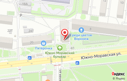 Магазин разливного пива Бир Мир на Южно-Моравской улице, 16 на карте