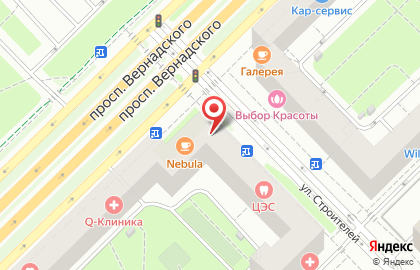 Секс-шоп Точка Любви "на Вернадке" на карте