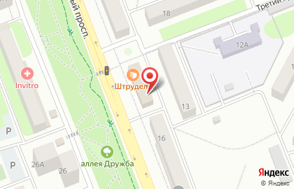 Центр доктора Бубновского в 1-ом микрорайоне на карте