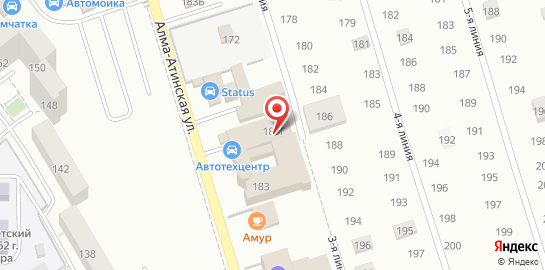 Ресторан Легенда на Алма-Атинской улице на карте