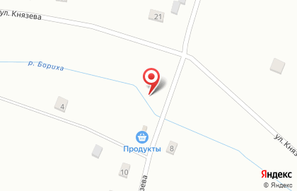Продовольственный магазин в Новосибирске на карте