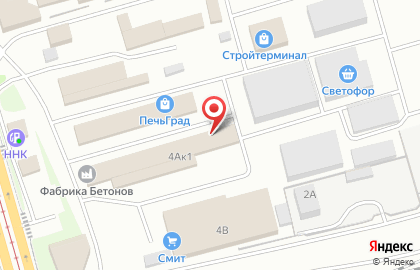 Оптово-розничная сеть крепежных изделий М-крепеж в Железнодорожном районе на карте