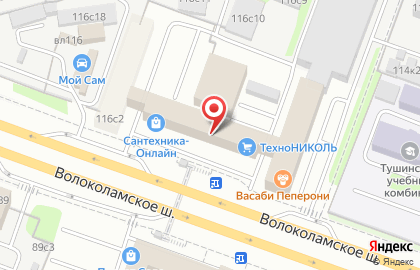 Строительная компания КД-Инжиниринг на Волоколамском шоссе на карте