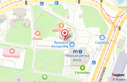 Ленбагет на улице Академика Крылова на карте