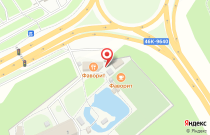 Ресторан Фаворит в Подольске на карте