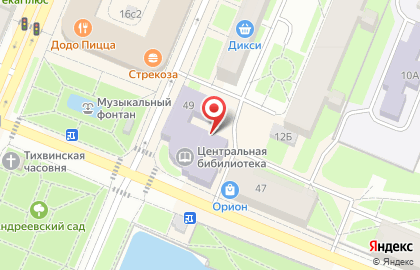 Цбс г. Кронштадта на карте