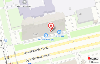 Салон керамической плитки КераМама.ру на Дунайском проспекте на карте