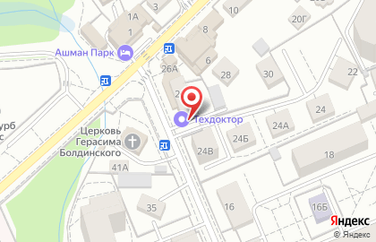 Сервисный центр Техдоктор в Ленинградском районе на карте