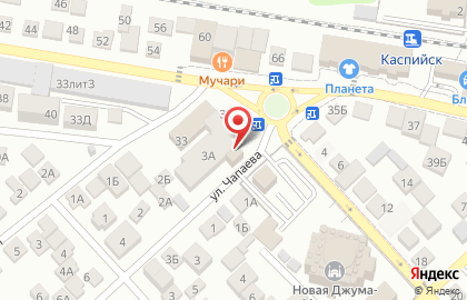 Чудушная в Махачкале на карте