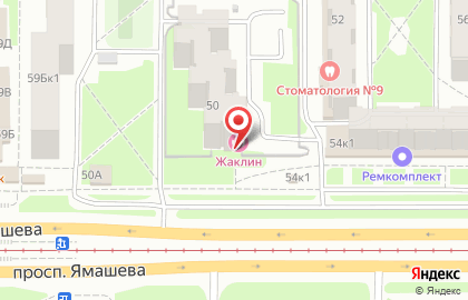 Салон красоты Жаклин в Ново-Савиновском районе на карте