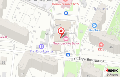 Московской Области на улице Веры Волошиной на карте