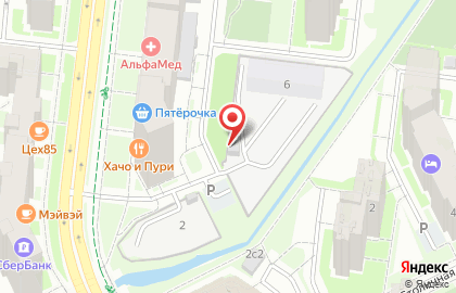 Автостоянка в Санкт-Петербурге на карте