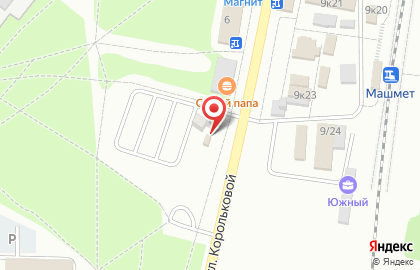 Шиномонтажная мастерская в Левобережном районе на карте