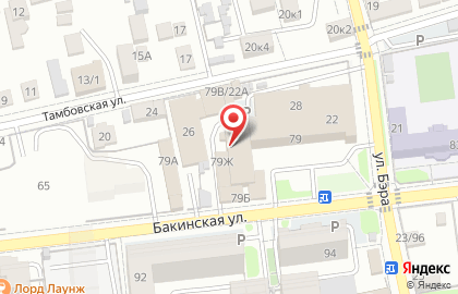 Компания 1с-рарус Пилот на Бакинской улице на карте