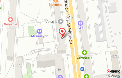Ломбард Альянс на улице Карла Маркса на карте