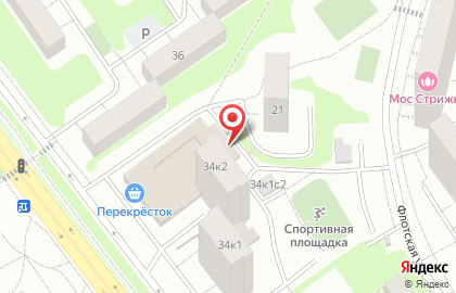 Диана на Речном вокзале (ул Онежская) на карте