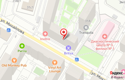 BRITVA Окская на карте