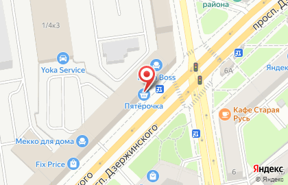 Салон матрасов и кроватей Орматек на проспекте Дзержинского на карте