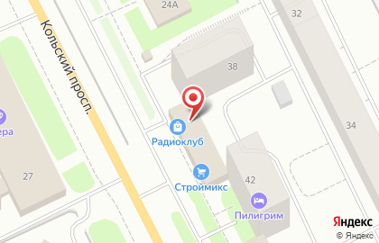 Компания Мебельная галерея Мурманск на Кольском проспекте на карте