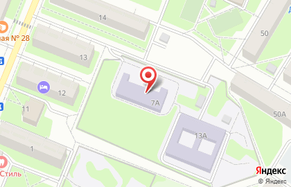 Лицей в Москве на карте