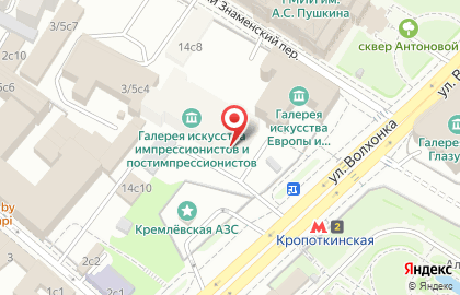 Институт философии РАН на карте