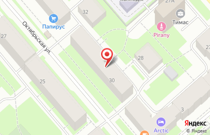Автомобильное агентство Ваш Авто на Октябрьской улице на карте