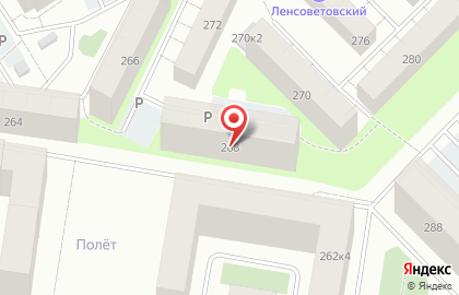 Офис продаж ЖК "Полет" на карте