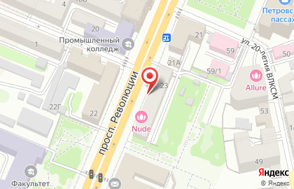 Супермаркет напитков Ароматный мир на проспекте Революции на карте