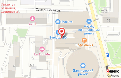 Комната отдыха Даниловский рынок на карте