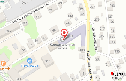 Cпециальная коррекционная общеобразовательная школа VIII вида г. Мичуринска на карте