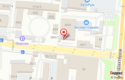 Пункт технического осмотра ТО тайм на карте