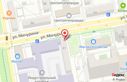 Спортивный комплекс в Белгороде на карте
