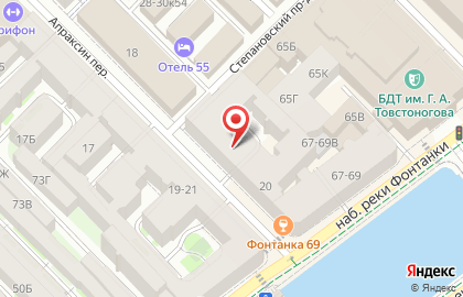 Отель Алекс в Санкт-Петербурге на карте