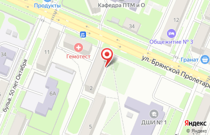 Салон-парикмахерская Шоколад на улице Ленинградской на карте