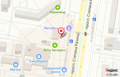 Магазин салатов и специй Латук в Автозаводском районе на карте