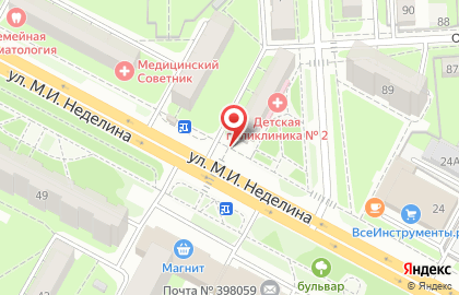 Магазин Роспечать в Советском районе на карте