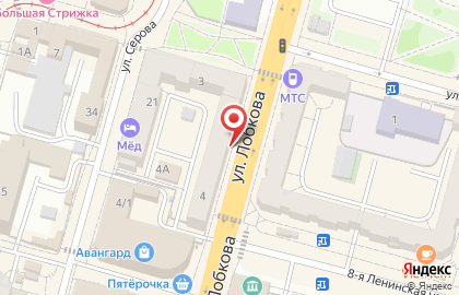 Магазин цветов и подарков в Ленинском районе на карте