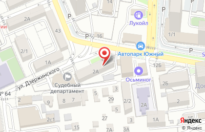 Банкомат Банк ВТБ 24 на улице Дзержинского, 2а на карте