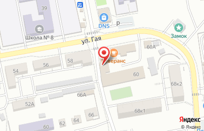 Кафе Kinza в Октябрьске на карте