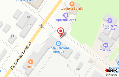 Мастерская памятников Реквиум на Пролетарской улице на карте
